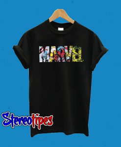 Marvel Comic Strip Logo Unisex T-Shirt