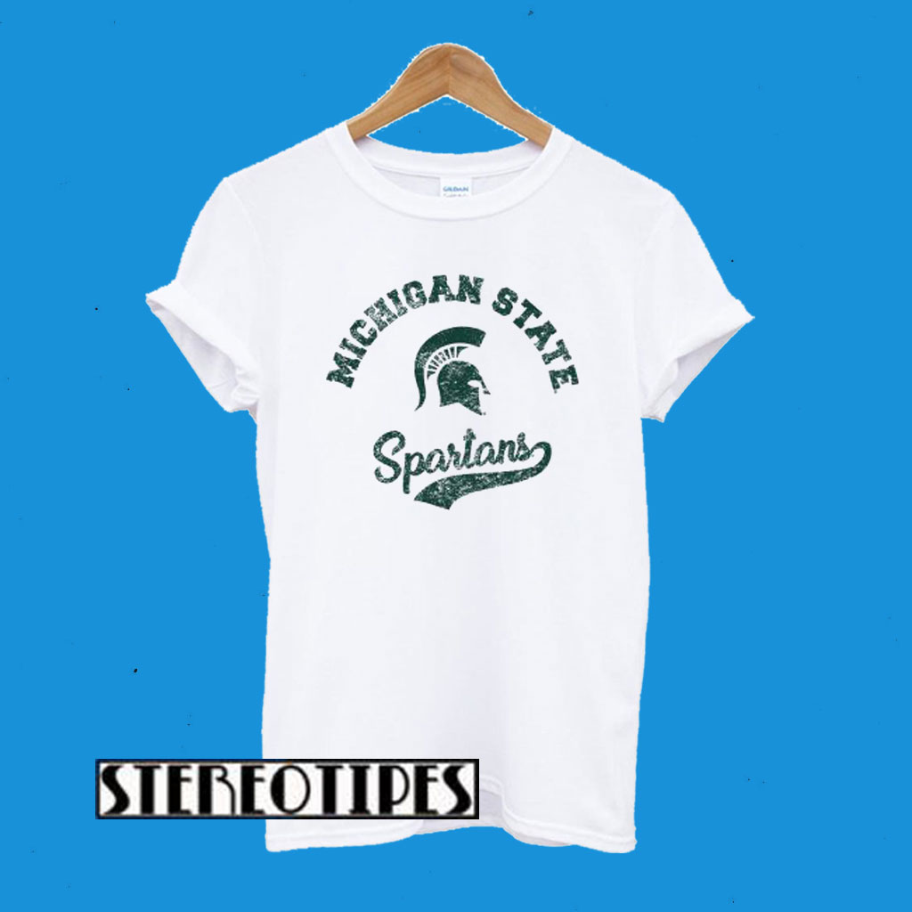 Michigan State Spartans Retro Script Triblend T-Shirt