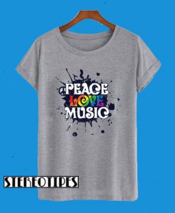 Peace Love Music T-Shirt