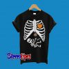 Pregnant Skeleton Halloween T-Shirt