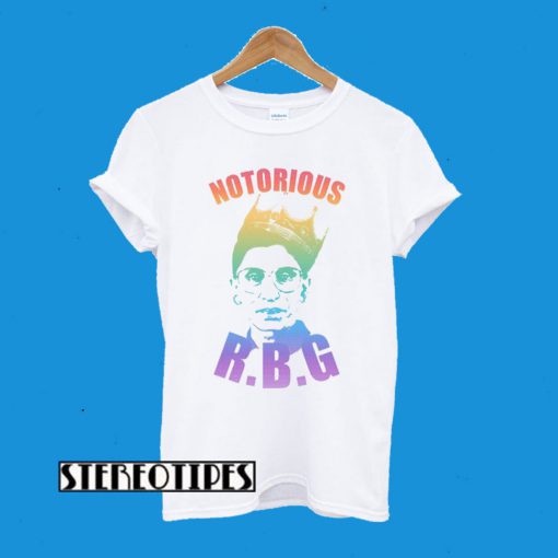 Rainbow Notorious RBG T-Shirt