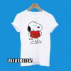 Snoopy Love – Love You T-Shirt