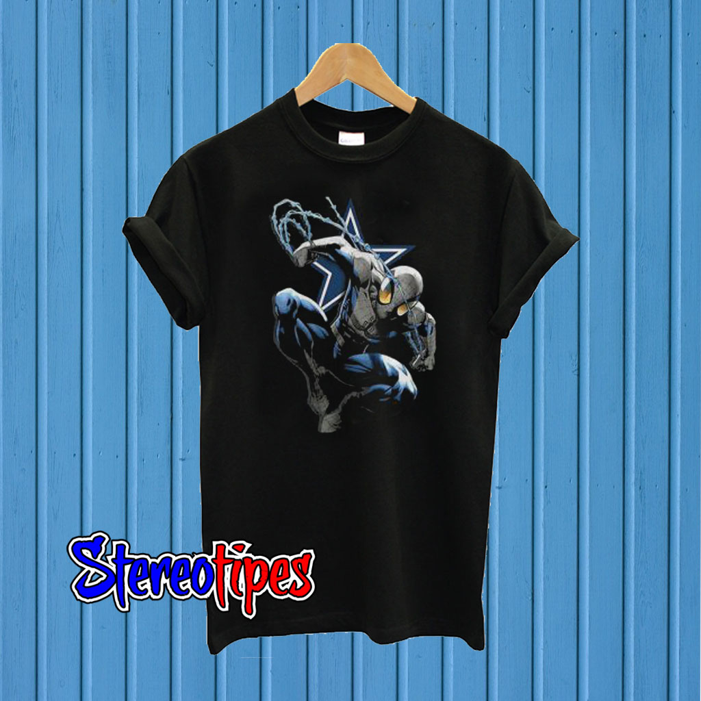 Spiderman Dallas Cowboys T shirt