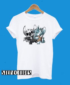 Stitch Jack Skellington Sally The Nightmare Before Christmas T-Shirt