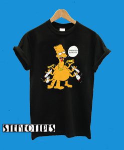 The Whatever Forever Fucked Up 6 Armed Bart T-Shirt