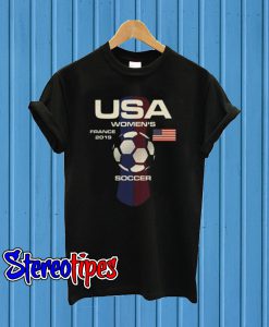 Top Usa Women’s France 2019 Soccer T shirt