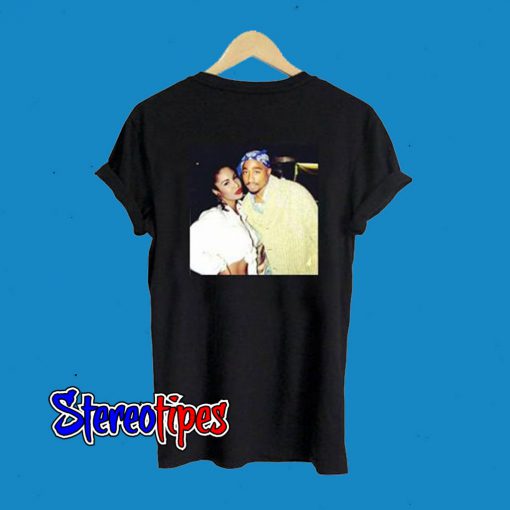 Tupac And Selena Quintanilla T-Shirt Back