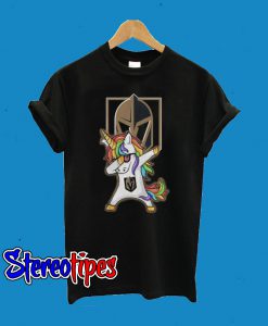 Unicorn Dabbing Vegas Golden Knights T-Shirt