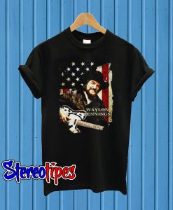 Waylon Jennings American T shirt