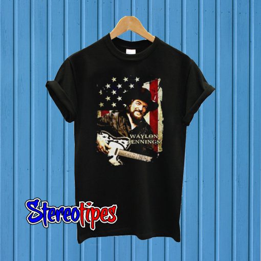 Waylon Jennings American T shirt