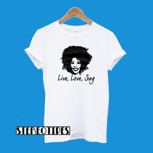 Whitney Houston Live Love Sing T-Shirt