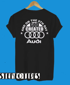 Audi Funny Quattro Best Car Back T-Shirt