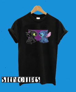 Baby Toothless Dragon And Stitch T-Shirt