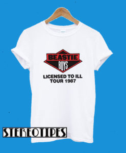 Beastie Boys Licensed To Ill Tour 1987 T-Shirt