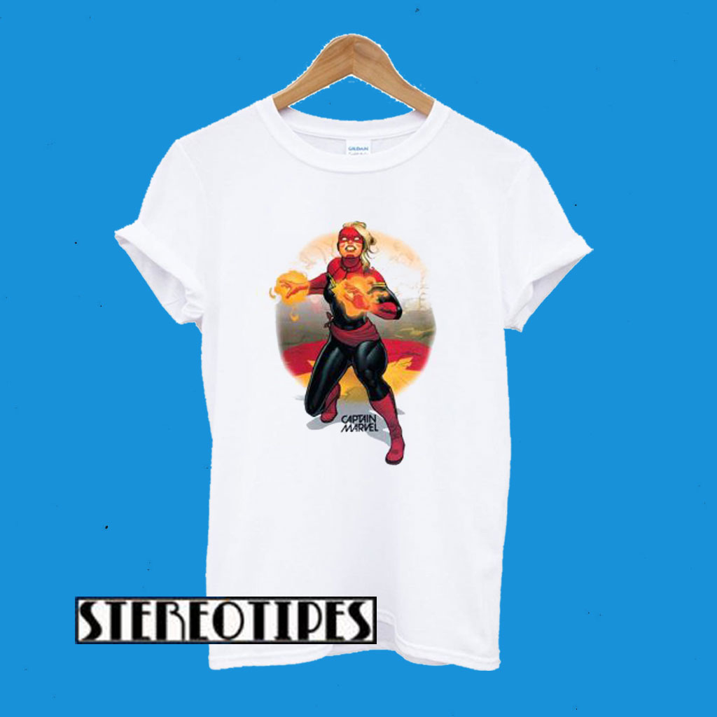 Captain Marvel And The Avengers T-Shirt