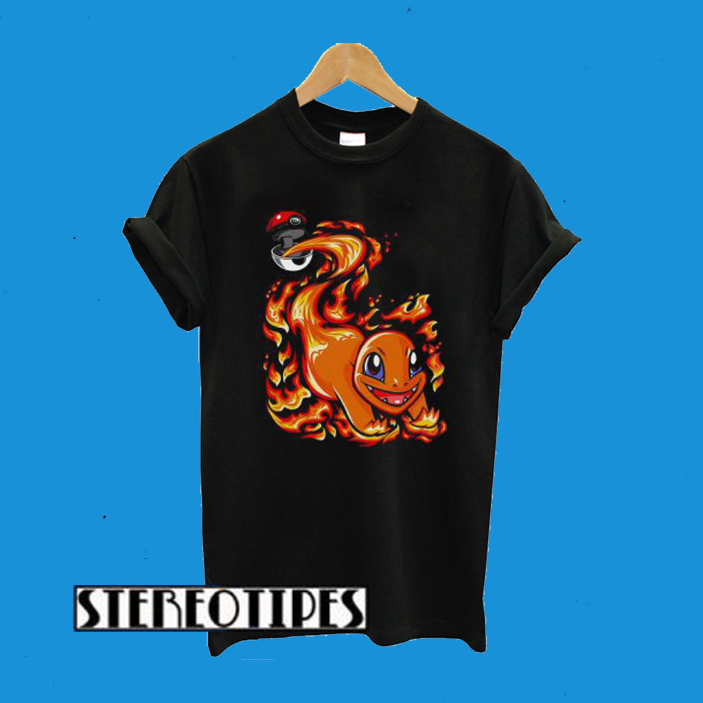 Charmander Pokeball Pokemon T-Shirt