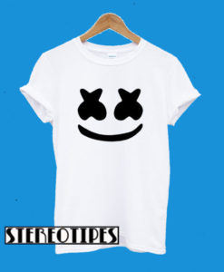 Marshmello Face Graphic T-Shirt