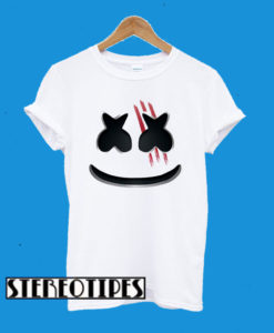 Marshmello Camiseta Hombres Imprimir T-Shirt