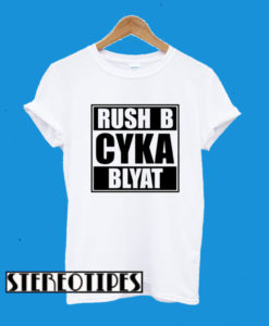 Russian Gamer Cyka Blyat Rush B Cs Go Funny Artsy T-Shirt