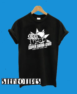 Super Saiyan Gym Power Level Over 9000 Dragon Ball Z Vegeta Goku Broly T-Shirt