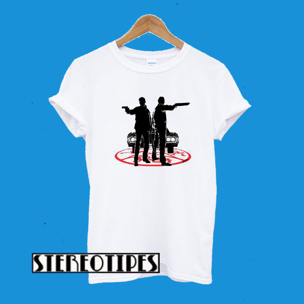 Supernatural Sam And Dean Silhouette T-Shirt