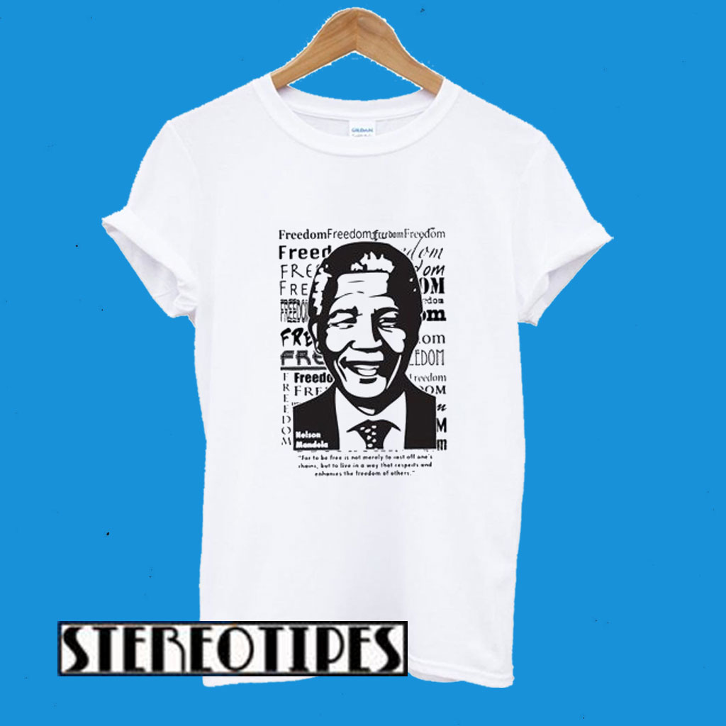 Nelson Mandela Freedom Civil Rights T-Shirt