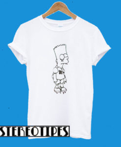 Tye Dye Bart Simpson T-Shirt