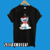 Christmas Stitch Snowman T-Shirt