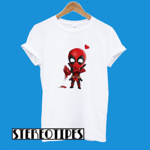 BI Give You My Heart Deadpool T-Shirt