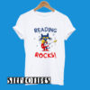 Meowy Reading Rock T-Shirt