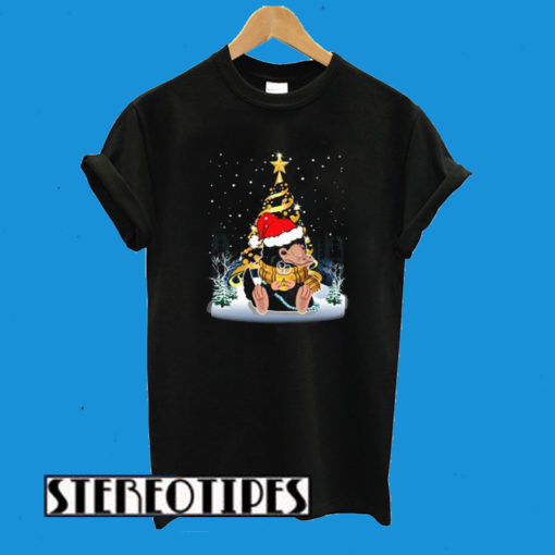 Platypus Santa Christmas Tree T-Shirt