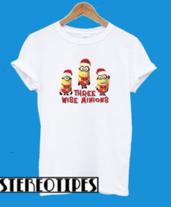 Three Wise Minions Christmas T-Shirt