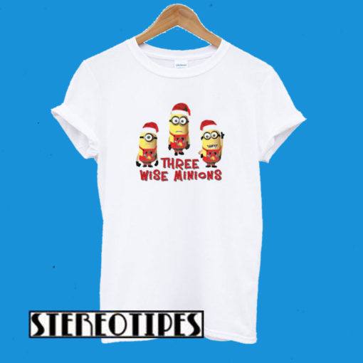 Three Wise Minions Christmas T-Shirt