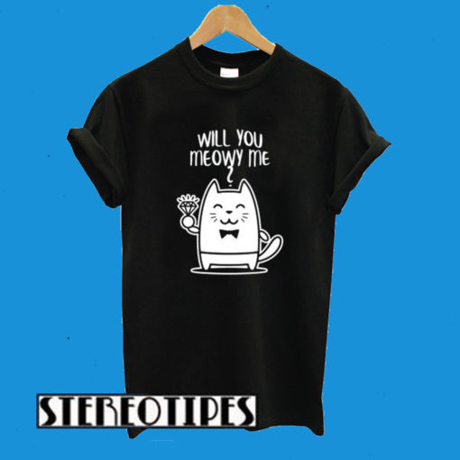 Will You Meowy Me Diamond T-Shirt