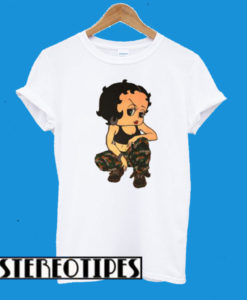 Betty Boop Camo T-Shirt