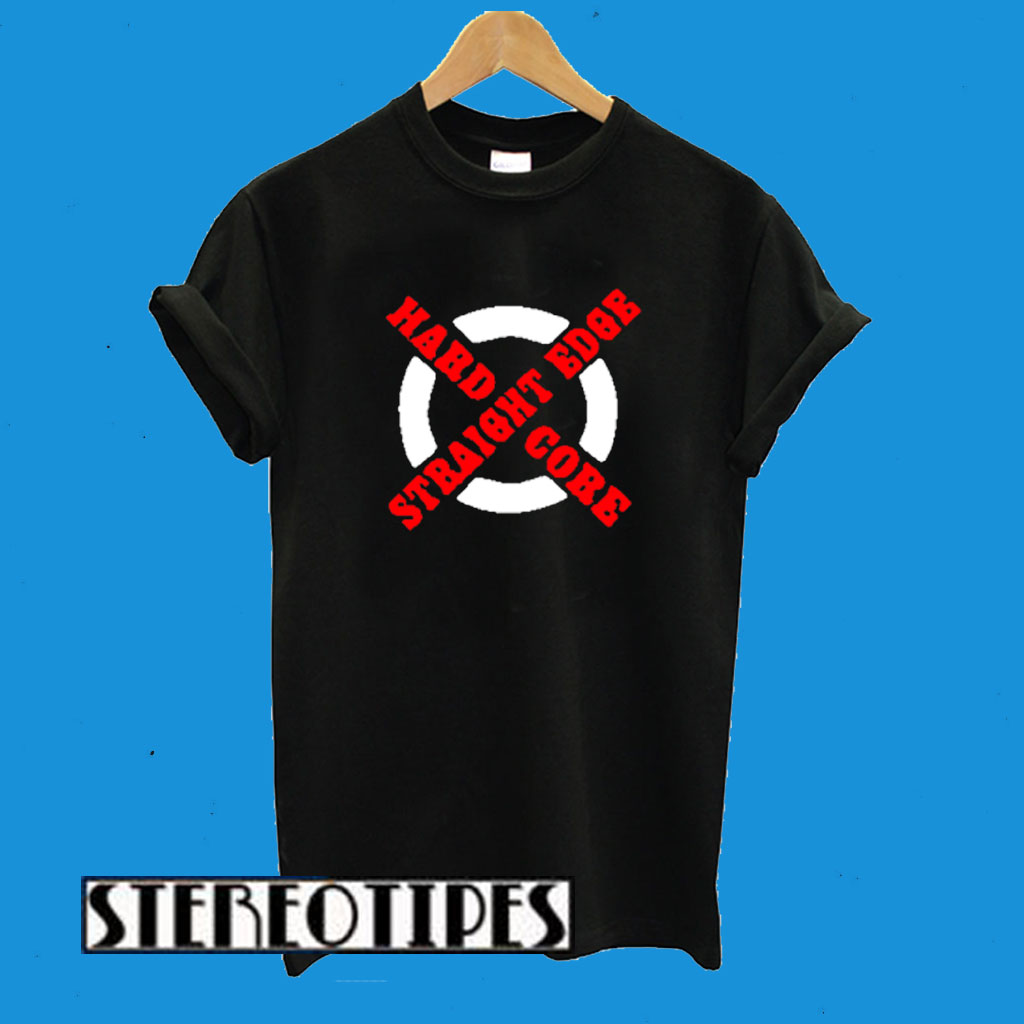 Cm Punk Straight Edge – Custom Heat Pressed Adult T-Shirt - stereotipes