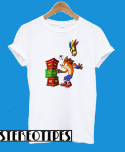 Crash Bandicoot And The Crates T-Shirt