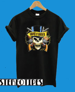 Guns N Roses Head Skull T-Shirt