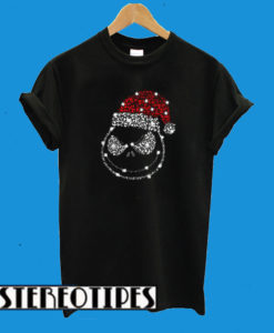 Jack Skellington Illustration Christmas Glitter T-Shirt