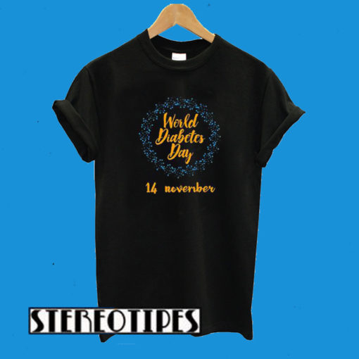 Mens World Diabetes Day T-Shirt