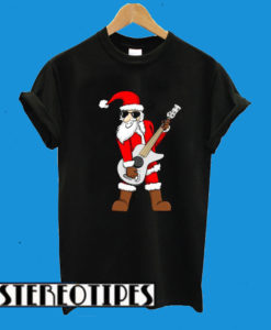 Rock Star Santa Claus Father Christmas T-Shirt