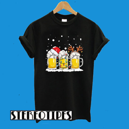 Santa Beer Christmas T-Shirt