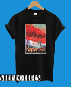 Space Travel Poster Kepler 186f T-Shirt