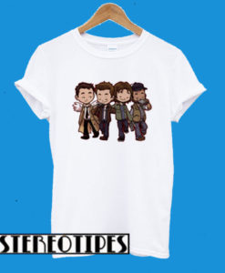 Supernatural Characters Cartoon T-Shirt