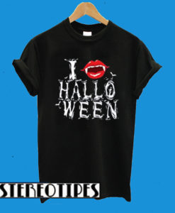 Vampire I Love Halloween Summer T-Shirt