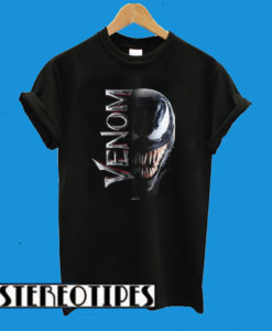 Marvel Venom Split Down The Middle Grin T-Shirt