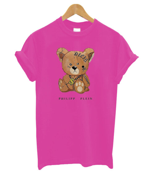 Bear Print Philipp Plein Gift Birthday T Shirt