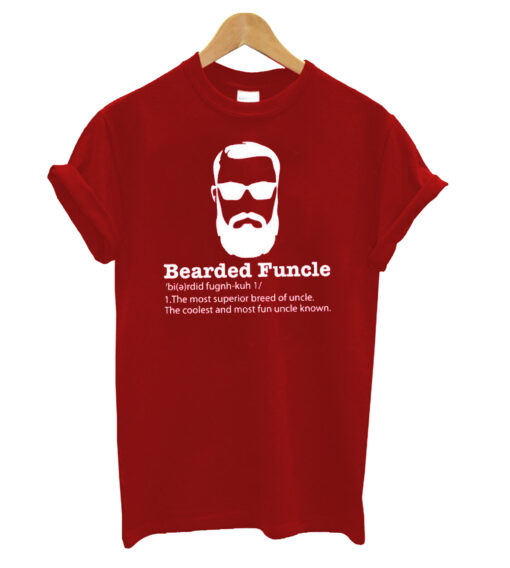 Bearded Funcle Shirt Funny Uncle Shirt Bearded Funcle Definition Shirt Funny Family Gift Uncle T Shirt