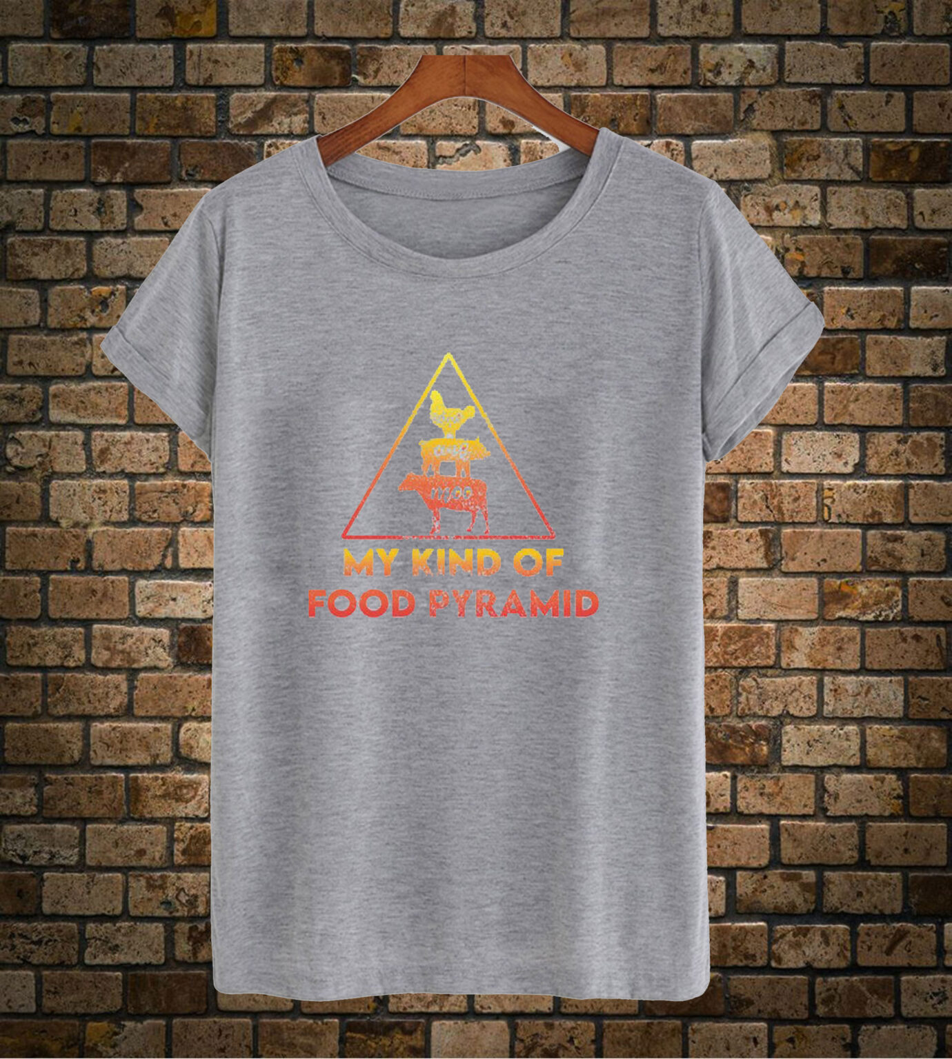 carnivore food pyramid shirt