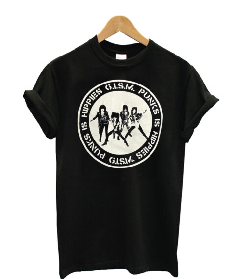 Gism-Punks-is-Hippies-t-shirt